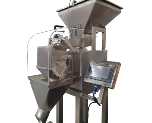 LW01B Bilancia industriale automatica a canale vibrante 1 testa