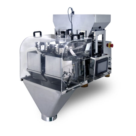 Bilancia industriale automatica a canali vibranti 2 teste LW02B MS