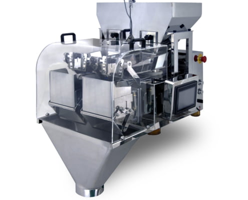 Bilancia industriale automatica a canali vibranti 2 teste LW02B MS
