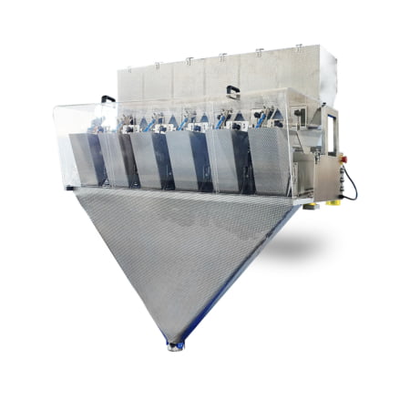 LW06B MS Bilancia industriale automatica a canali vibranti 6 teste