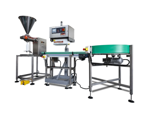 Linea di riempimento flaconi con sigillatrice ad induzione SAL-F1700